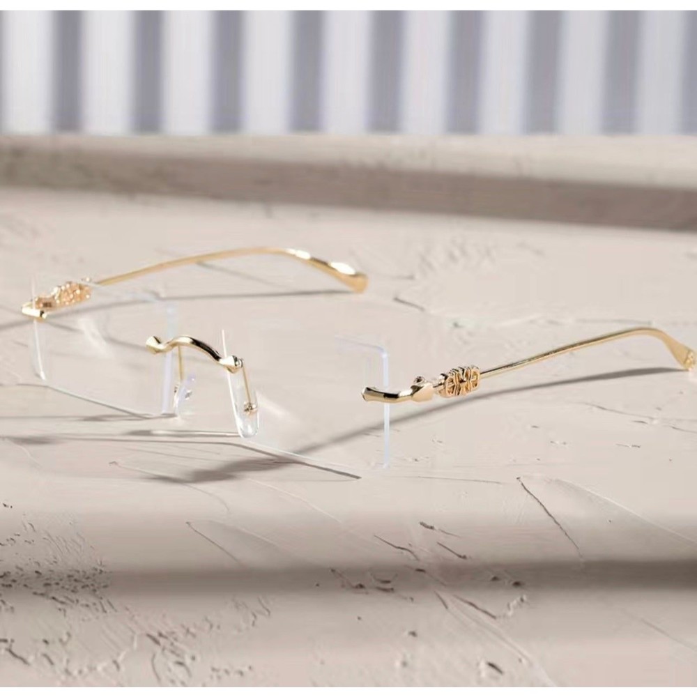Men's Metal Rimless Versatile Glasses